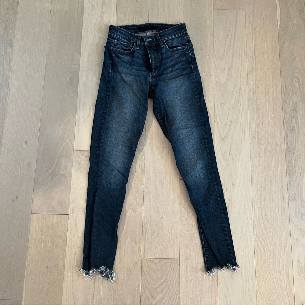 Joe’s jeans high rise skinny ankle jeans 24